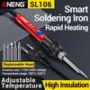 ANENG SL106 Smart Electric Soldering Irons 60W Adjustable Temperature 180~520°C Welding Solder Rework Electrician Welding Repair Tools High Precision