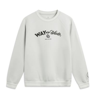 Li Ning Wade Series Letter Rundhals Atmungsaktiv Lässig Vielseitig Lockeres Sweatshirt Herren Sweatshirt AWDVF49-2