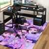 1pc Butterfly Cat Ears Office Chair Mat: Anime Cartoon Design, Non-Slip Carpet for Home Decor, Suitable for All Seasons - Perfect Gift for Fans!Q011