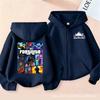 New Fortnite Game Printed Children's Leisure Cartoon Long Sleeve Autumn/Winter New Teenager Zipper Sweatshirt Hoodie
