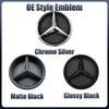 Car Sticker AMG W220 For AMG Benz For Mercedes Benz Silver And Black OE Style Front Grill Star Emblem Chrome Logo Badge W176 W24