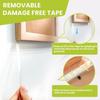 Double Sided Tape Heavy Duty, Removable Nano Double Sided Adhesive Tape, Clear Mounting Tape Picture Hanging Adhesive Strips Waterproof for Walls