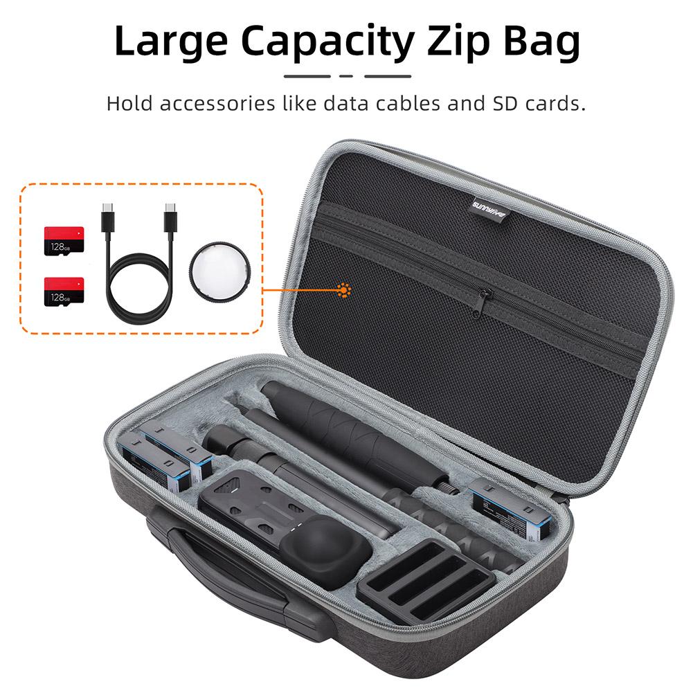 Mini Camera Bag For Insta360 X4 Portable Body Storage Bag Waterproof Protection Case For Insta 360 X4 Sports Camera Accessories
