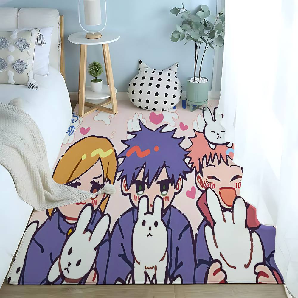 Classic Anime-J-jujutsu-Kaisen-S Cool Carpet Bathroom Anti-slip Mat Door Mat Home Decoration Mat Entrance Mat Scratch-resistant