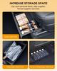 Under Seat Storage Box for Tesla Model Y 2024 2023-2020 TPE Underseat Storage Tray Under Seat Organizer Waterproof Hidden Tray