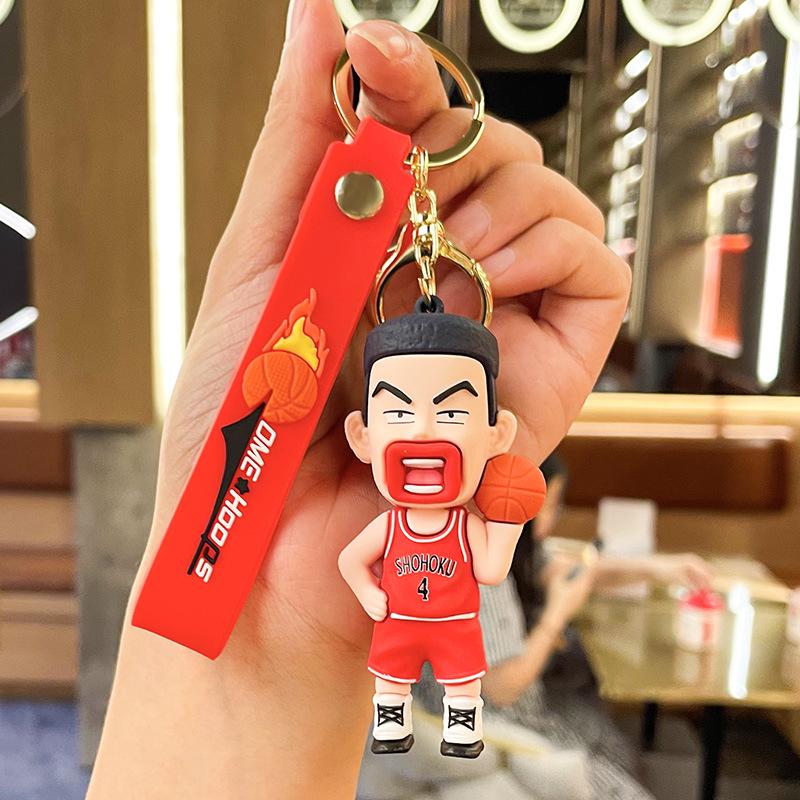 Kreativer Slam Dunk Sakuragi Hanamichi Schlüsselanhänger Anhänger | Exquisiter Taschenanhänger Schlüsselanhänger Geschenk