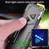 RGB LED Flashlight USB Rechargeable Color Changing Multi Mode Built in Battery Emergency Work Camping Outdoor Torch