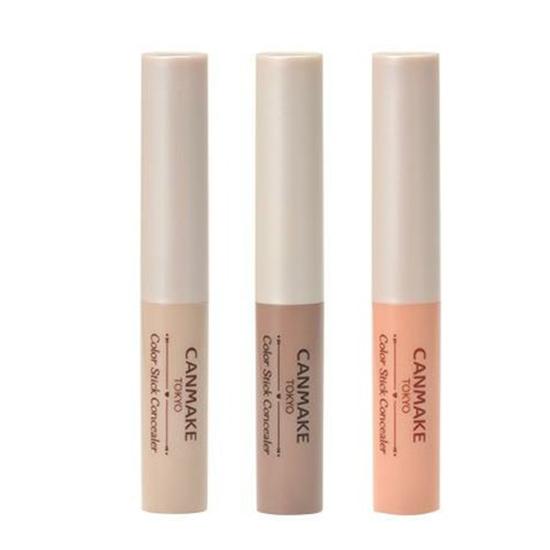 CANMAKE Color Stick Concealer 01 1,9g [Alle 3 Farben] - Perfekte Punktabdeckung und Kaschierung von Unreinheiten