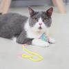 1Pc Interactive Cat Toys Yarn Ball Toy With Bell For Cats Kittens Playing Random Color