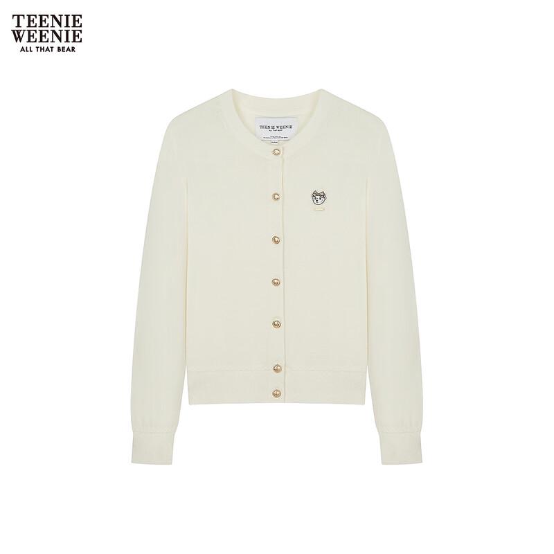 Teenie Weenie Women's Sheep Wool Bear Knit Cardigan