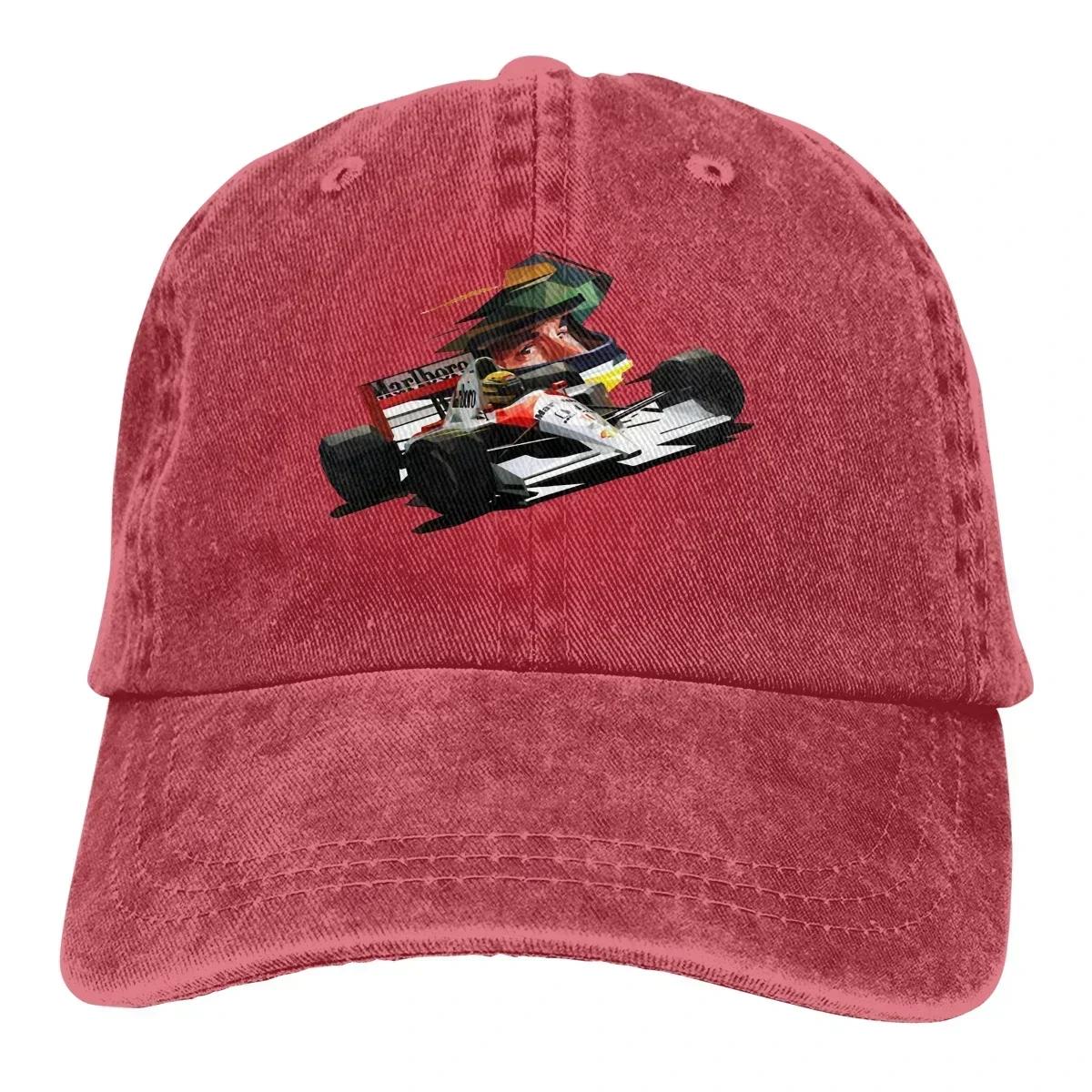 Low Poly Baseball Cap Unisex Ayrton Senna Caps colors Women Summer Snapback Caps