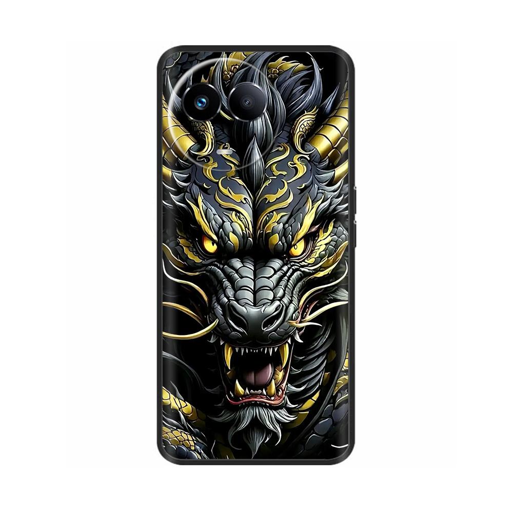 For Realme 11 5G Case Cute Design Soft Liquid Silicone Back Cover For Realme 11X Realme11 11 X 2023 RMX3785 Protection Housing