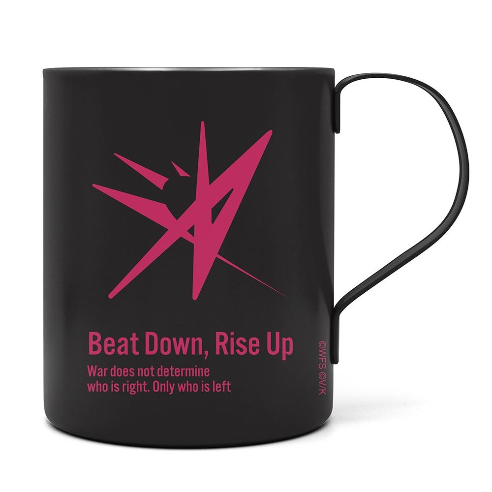 

Кружка Heaven Burns Red, двошарова, з нержавіючої сталі, з логотипом військ Heaven Burns Red 31a, розписана