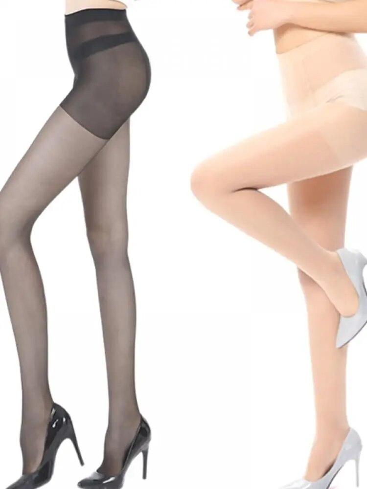 Calze collant ultrasottili anti-inceppamento in seta sottile della dea con belle gambe
