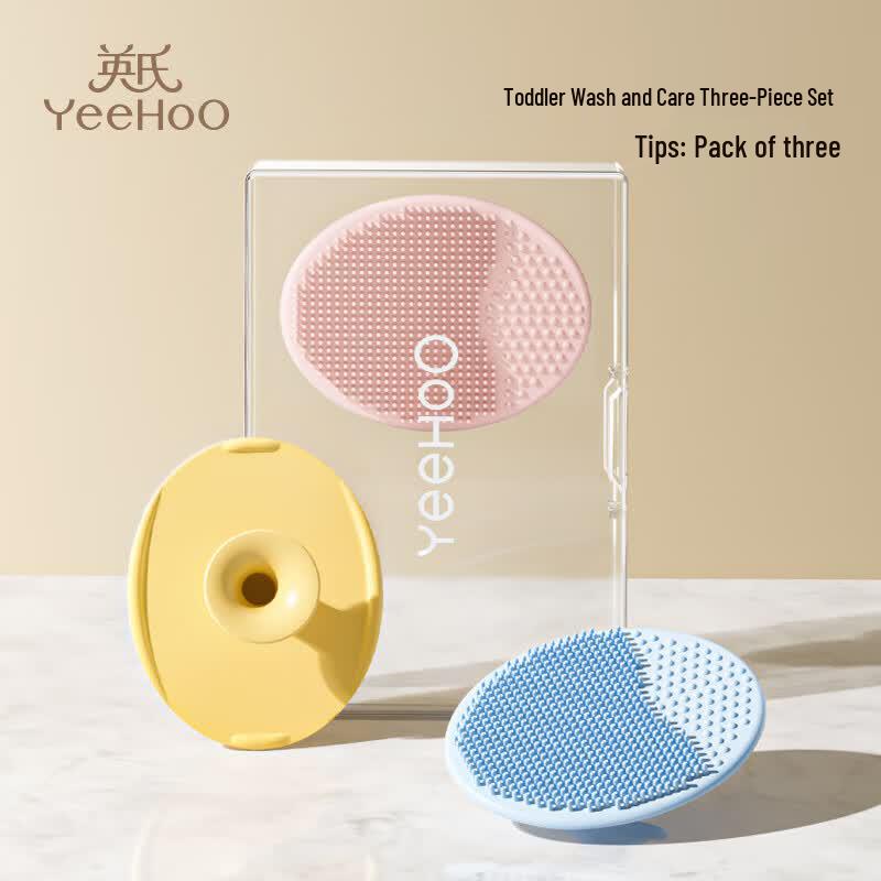YEEHOO Baby Silicone Scalp Scrubber & Shampoo Brush