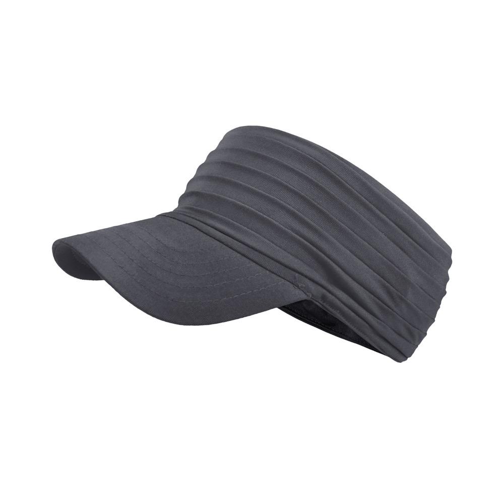 Sun-Proof Sunscreen Empty Top Hat Solid Color Quick-Drying Breathable Air Sun Hats UV Protection Polyester Men Peaked Cap Beach