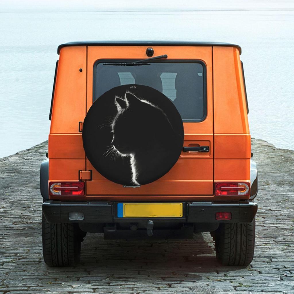 [§miyo] Spare Tire Cover for Cars, Compatible with 14, 15, 16, 17 Inches, Compatible