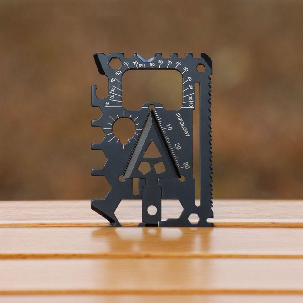 

Black 18-in-1 EDC Bottle Opener 18-in-1 Small Wrench Tool New Can Opener Outdoor