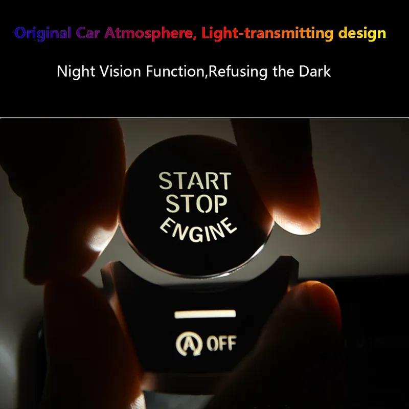 3 X Chrome Car Ignition Engine Start Stop Button Cover Trim For BMW 1 2 3 4 3GT F30 F34 F32 F33 F20 F22 F21 F23 F31 F36 Interior