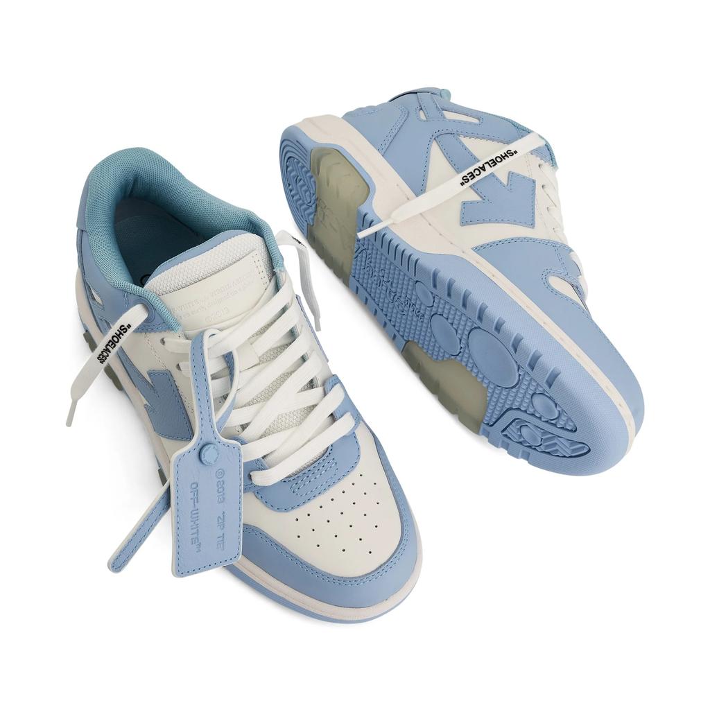 (WMNS) Off-White Out Of Office Low-top Sneakers 'Blue White' Women's OWIA259C99LEA0060140