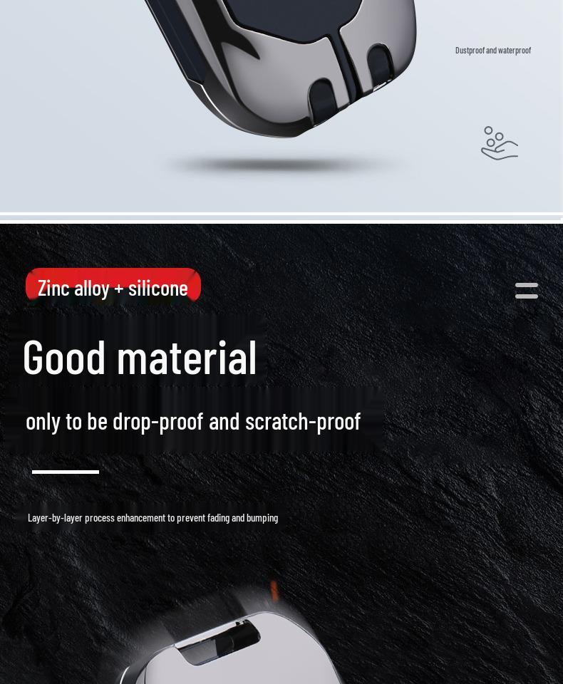 Wuling Capgemini 2020 Key Cover: Smart Remote Metal Case & Buckle