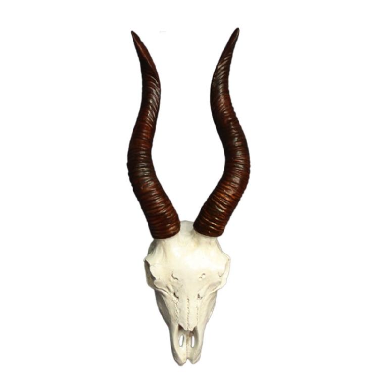 Eye Catching Animal Garden Decors Charm Artistic Animal Skull Craft for Wall