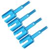 4Pcs RC Aluminum Alloy Front Rear Wheel Axle Cup for Tamiya TT01 RC Car Upgrade Parts