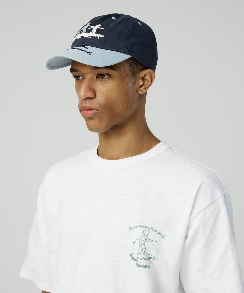 MAGOODGAN Headwear 9318 Surfer Navy Color Block Cotton Ball Cap