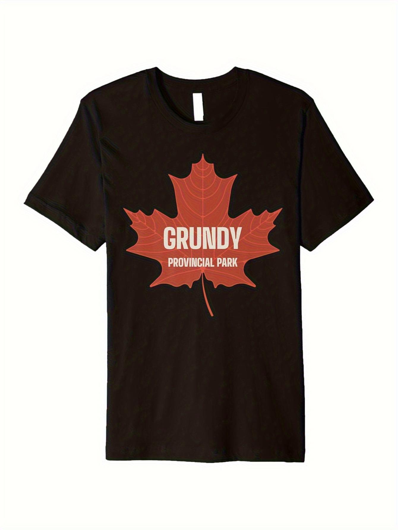 

Grundy Provincial Park Ontario Canada Leaf Graphic T-shirt XXXL