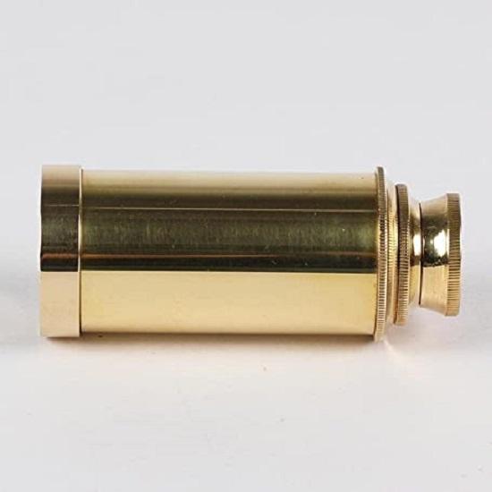 Teleskop mosiężny złoty 15,24 cm