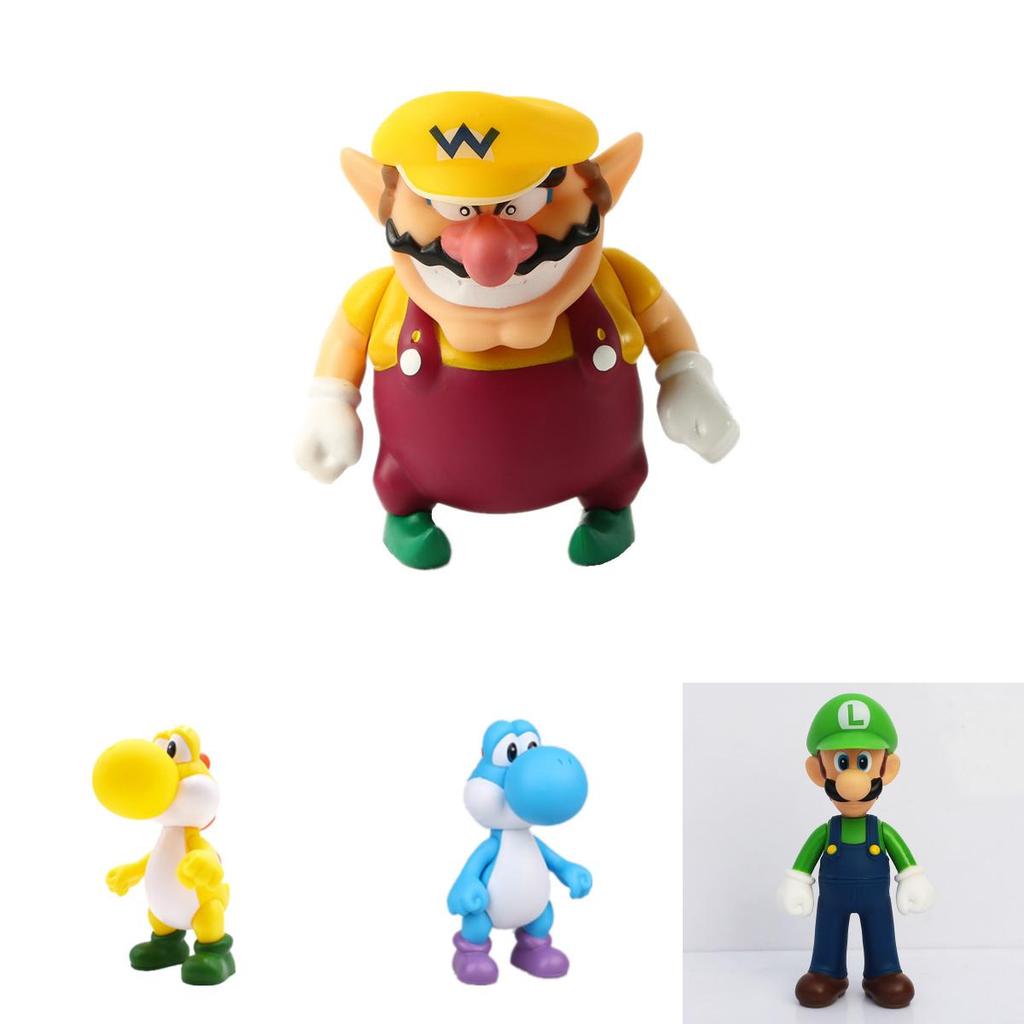Mario Figurine Collectible Super Mario Action Figure Model Pvc Material Great Gift For Gamers