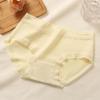 5pcs Cotton Crotch Seamless Briefs Underwear Women's Underpants Simple Mid Waist Panties  Girl
