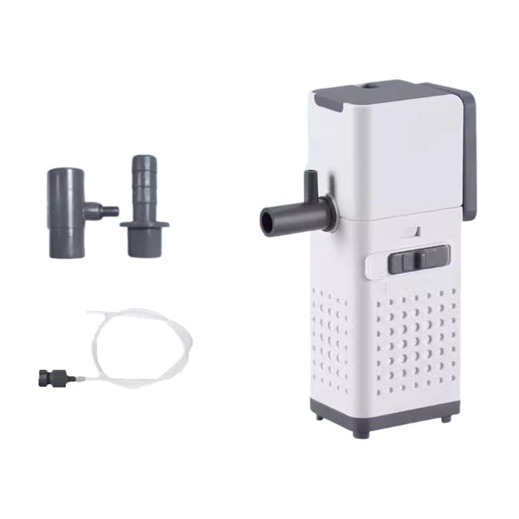 Hang-on-Back Aquarium Filter Quiet Water Pump Submersible Aquarium Filter for Aquarium Circulating Water