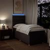 Maison Exclusive - Sommier à lattes de lit avec matelas Marron foncé 100x200 cm
