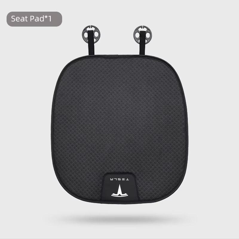 AMJ1 Car Ice Silk Seat Cushion Cover For Tesla Model 3 S X Y Juniper Breathable Comfortable Seat Cushion Pad Car Interior Accessories