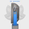 5 Inch Portable Electric Fan USB Rechargeable 5000mAh Wireless Mini Cooling Clip Desktop Fans Air Cooler for Camping Room Home