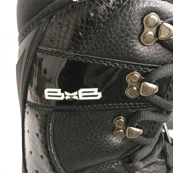 BXB snowboard boots 23.5-24 black soft hard(USED)