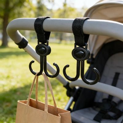Universell vagnkrok för cykel rullstol shopping elskoter kraftig svängbar hängare hållbart mobilitetshjälpmedel tillbehör
