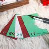 Tearable Paper Carving Snowman Calendar Desk Calendar With Acrylic Display Frame For Christmas Decoration 55KF