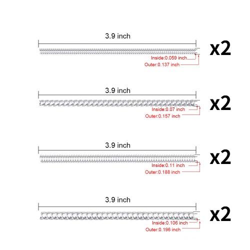 4/8/16 PCS Invisible Ring Sizers – Adjustable Spacers for Loose Rings, Fits Bands Up To 6mm (Reduces 0.5–1.5 Sizes)