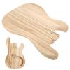 Bass Body Unfinished Guitar Barrel for PB Style Maple DIY Electric Guitar Parts Accessories