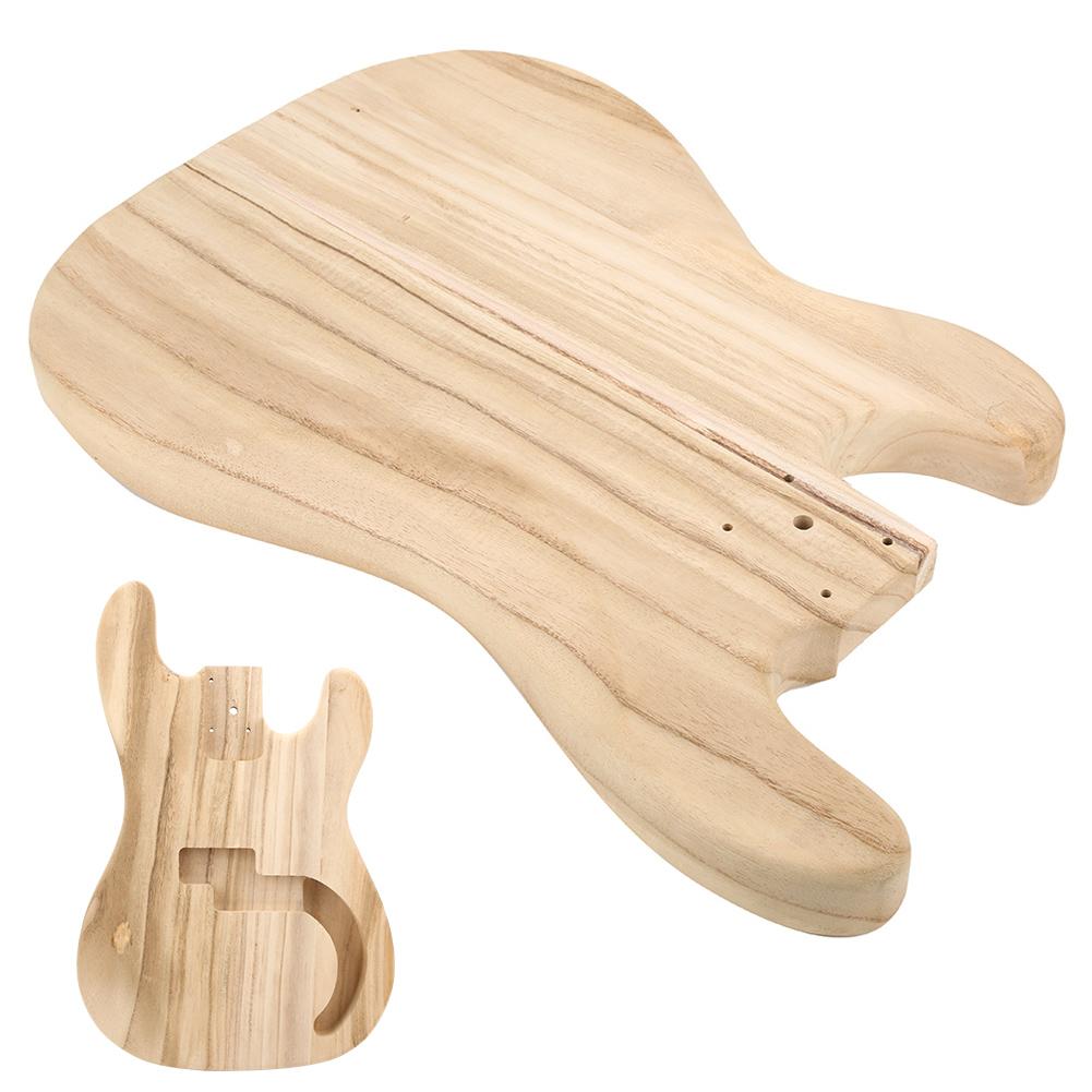Bass Body Unfinished Guitar Barrel for PB Style Maple DIY Electric Guitar Parts Accessories