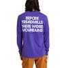 Timberland Outdoor Casual Letter Print Crew Neck Long Sleeve T-Shirt Men Tops Dark-Blue A22HA-A03