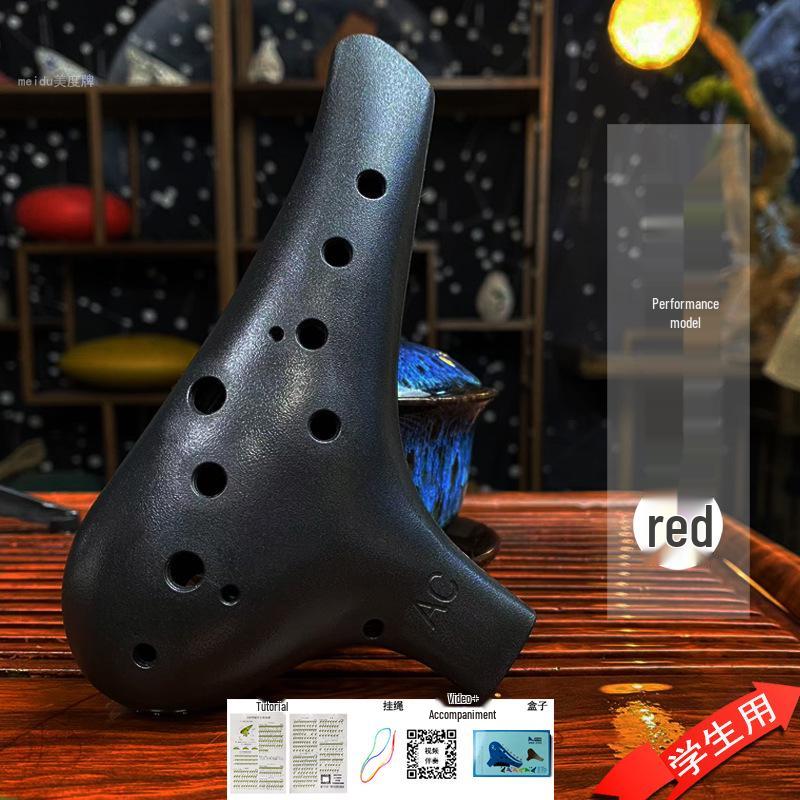 12-Hole Alto C Key Ocarina for Beginners, Pro Performance
