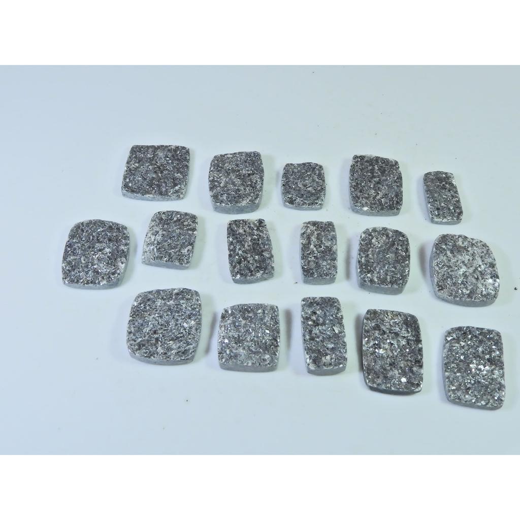 249Cts. Natural Aventurine Quartz Octagon Cabochon Loose Gemstone 16 Pcs Lot A-829