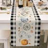Christmas Table Runner, Snowman / Trees Table Runner, Seasonal Winter Xmas Holiday Kitchen Dining Table Decoration 13 X 72 Inch