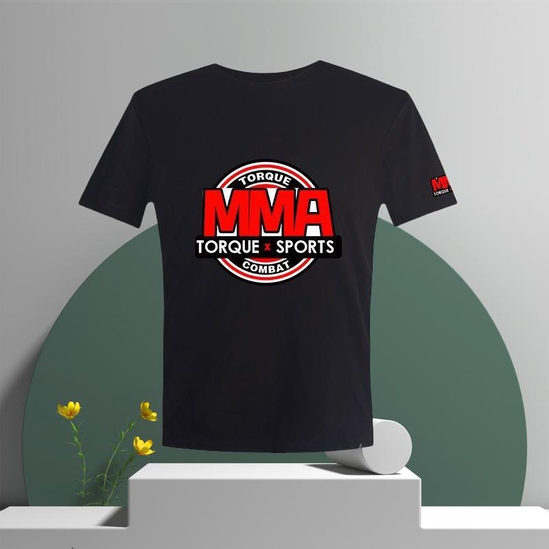

Summer New Printed Short Sleeved T-shirt Men s Clothing Mixed Martial Arts Half Sleeved Sanda Boxing Loose T-shirt 4XL