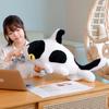 50/70/100cm Dairy Cattle Shark Plush Toys Stuffed Soft Animal Shark Cat Plushie Pillow Sleeping Cushion Creative Birthday Gifts