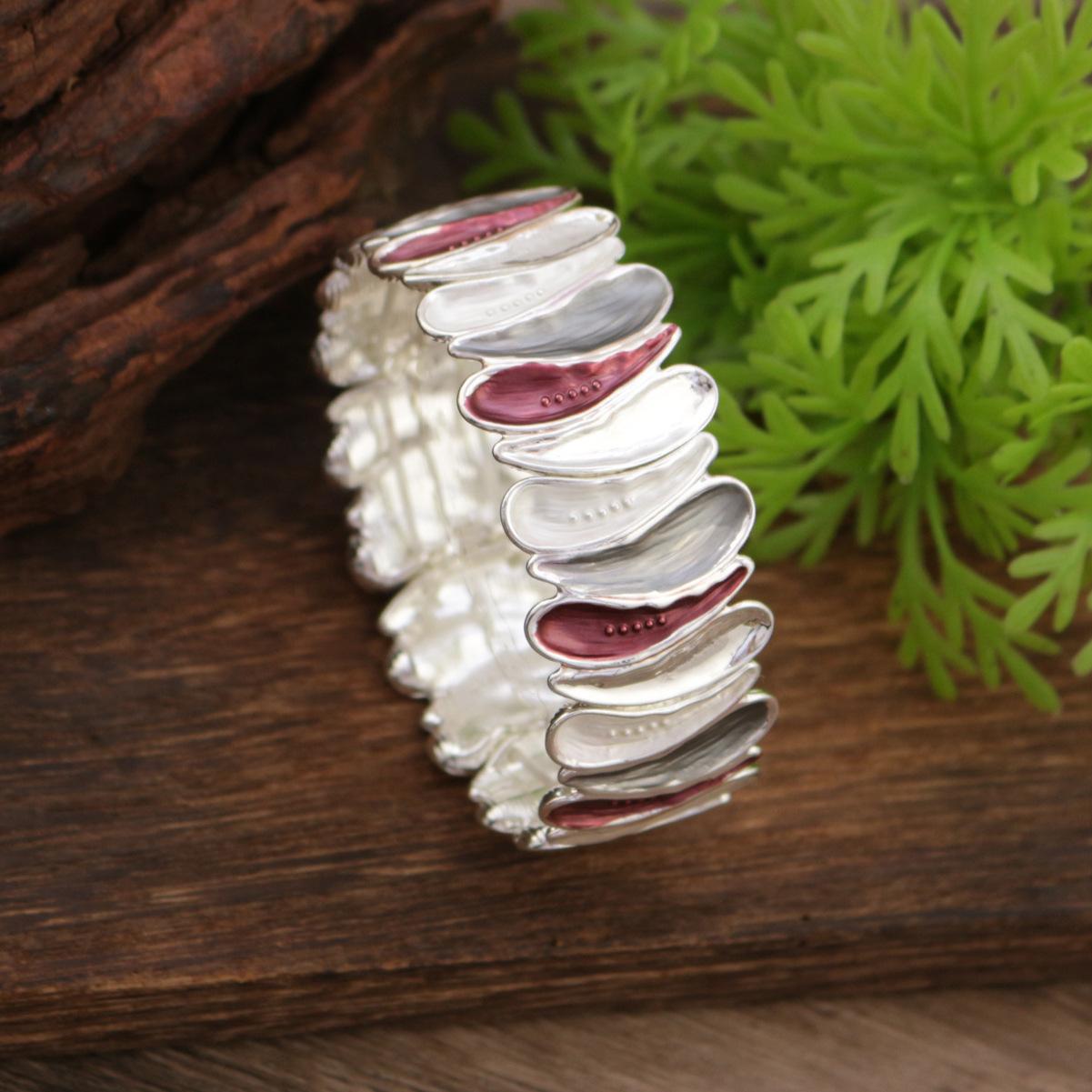 

Новый цветная масляная живопись капля воды эластичный браслет, высококлассный женский универсальный браслет из сплава в виде капли воды