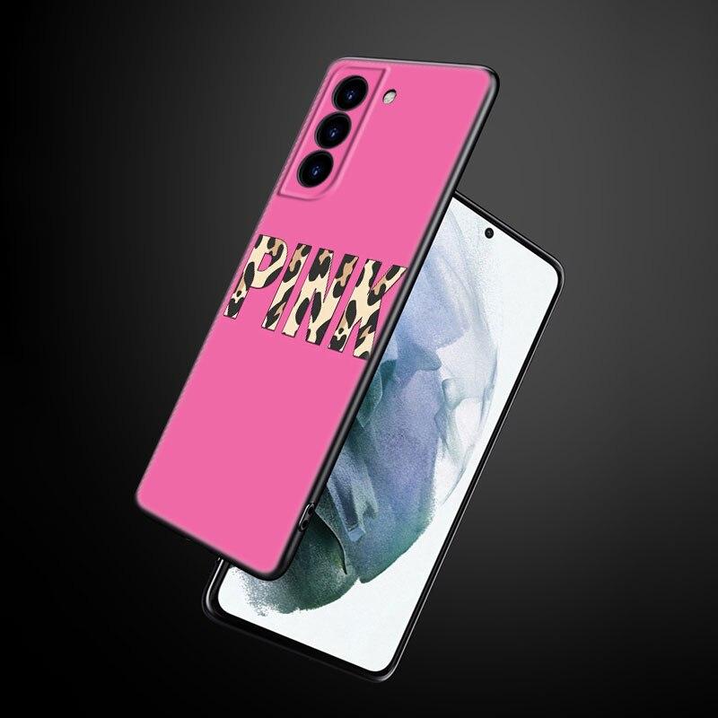 Custodia per telefono con stampa Leopard Love per Samsung Galaxy S22 Pro S21 S20 Ultra FE S10 Lite 5G S10E S9 S8 Plus Cover nera in TPU morbido
